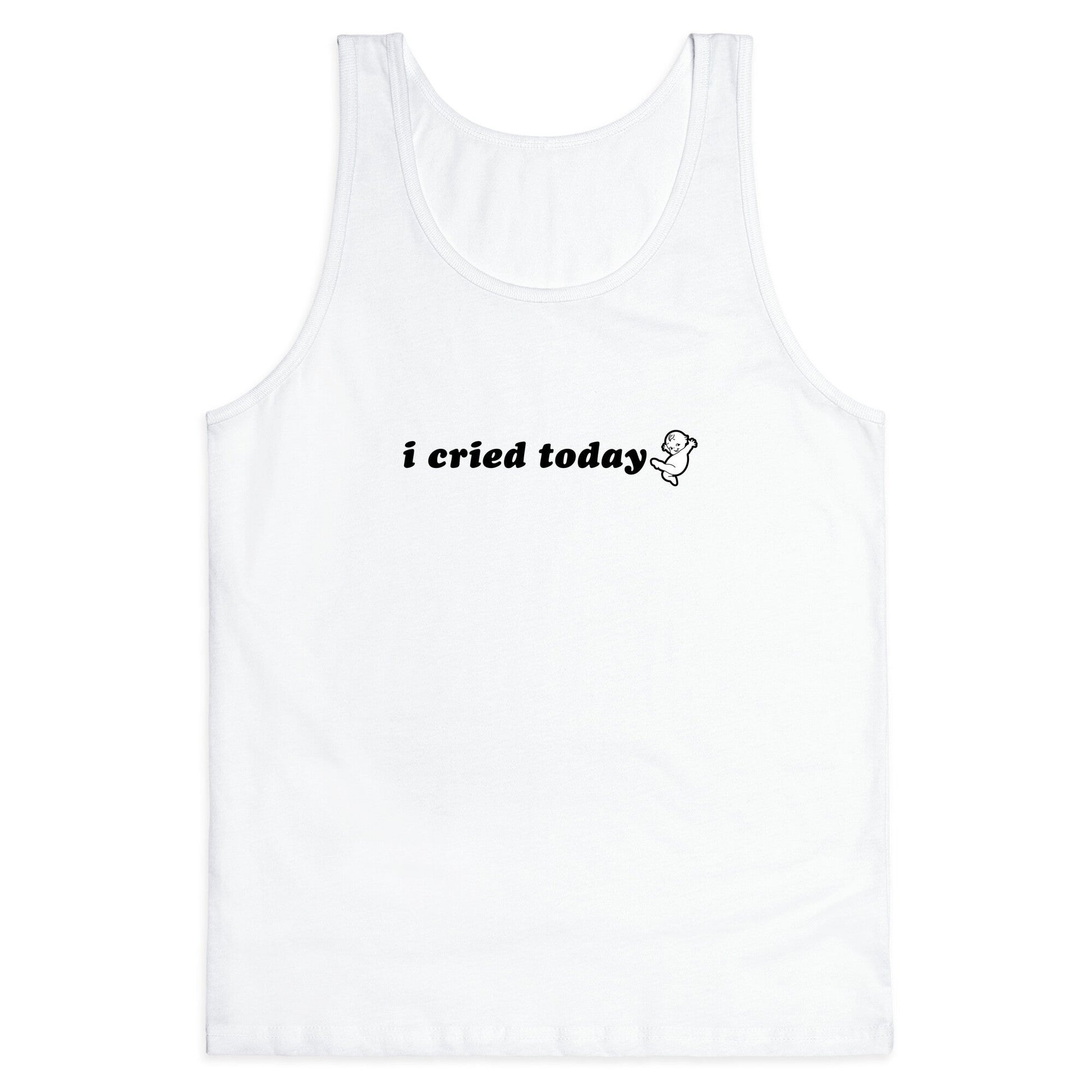 I Cried Today Baby Tank Top