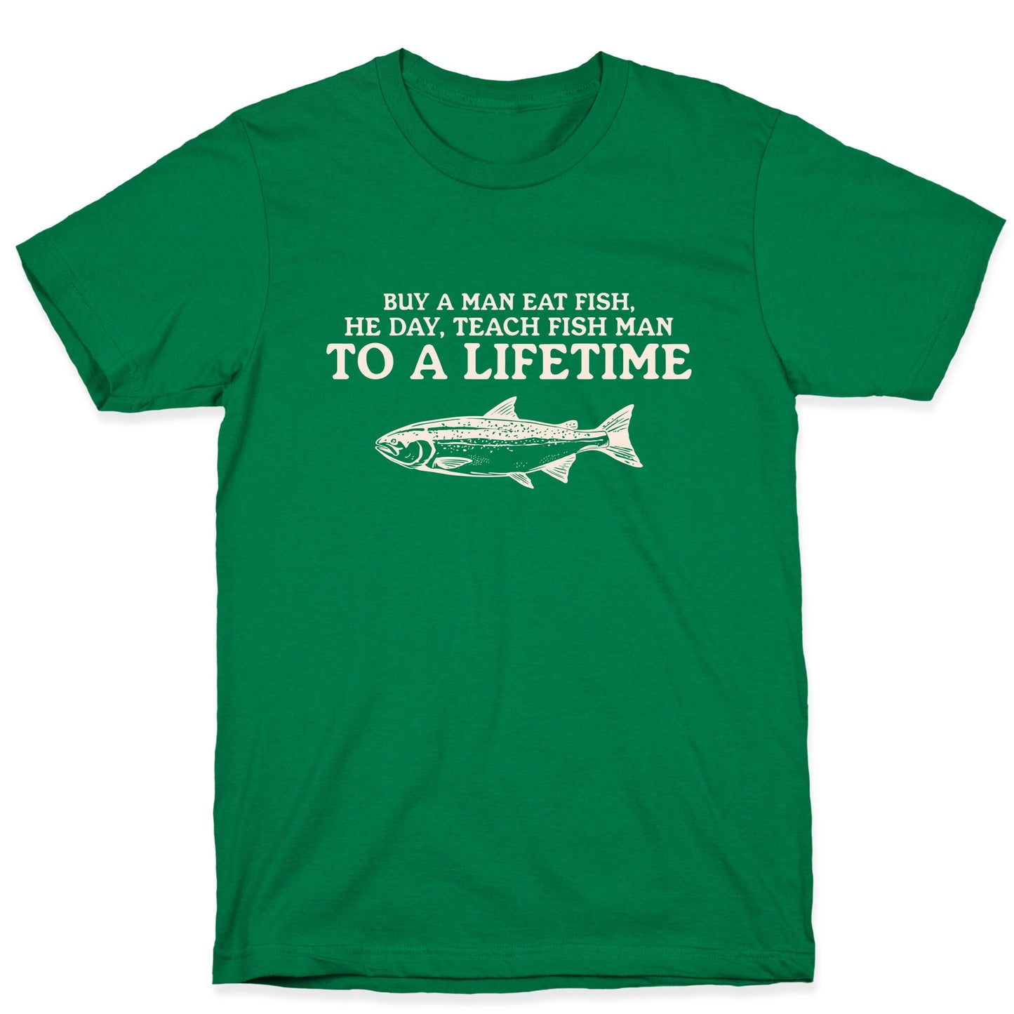 Buy A Man Eat Fish T-Shirt
