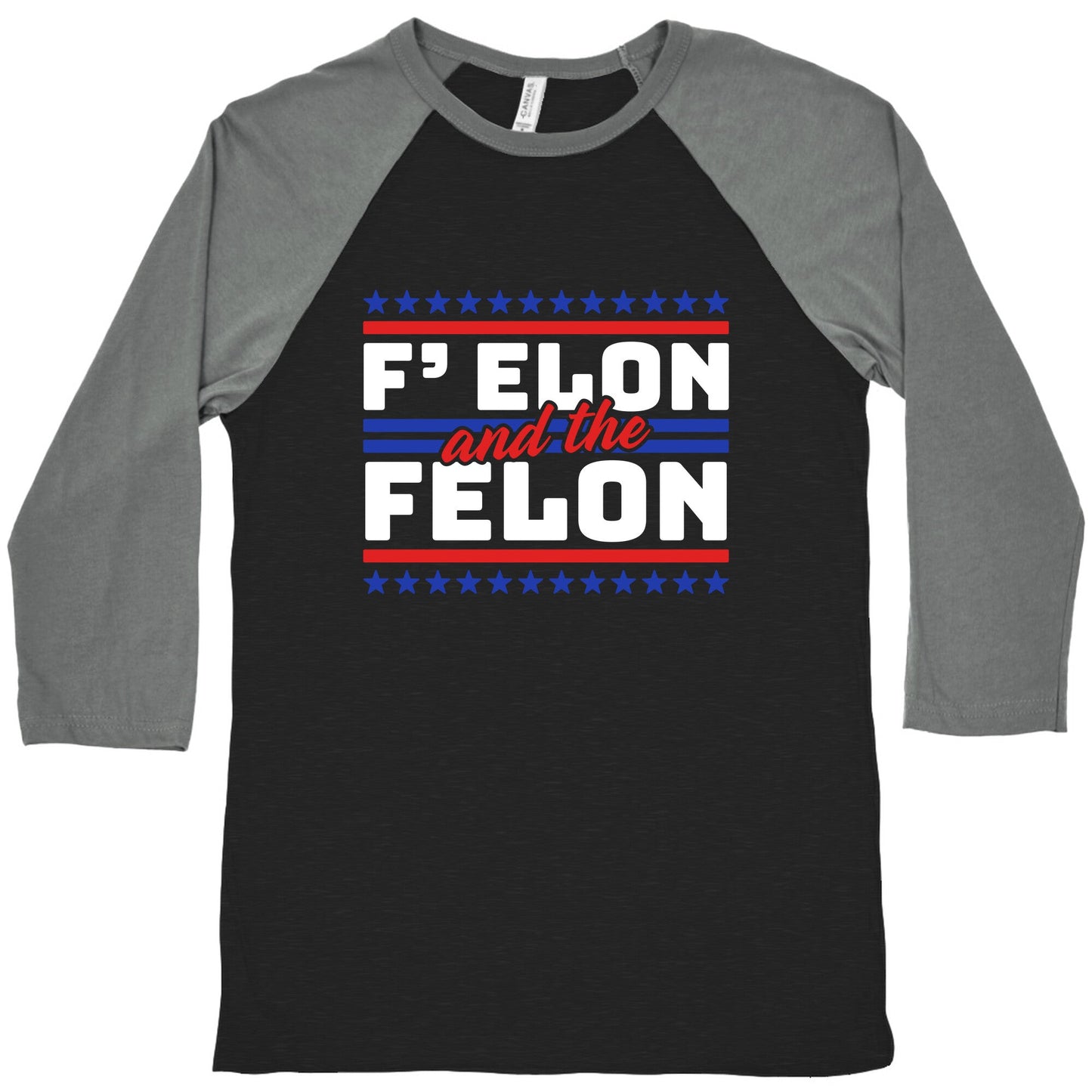 Elon & The Felon Baseball Tee