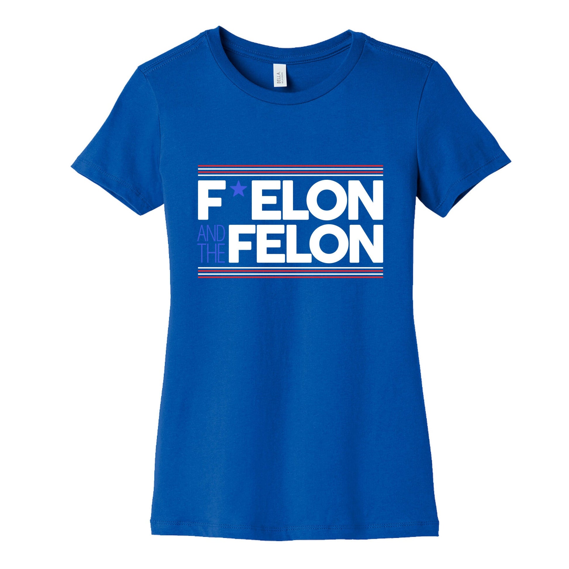 F Elon And The Felon Womens Cotton Tee