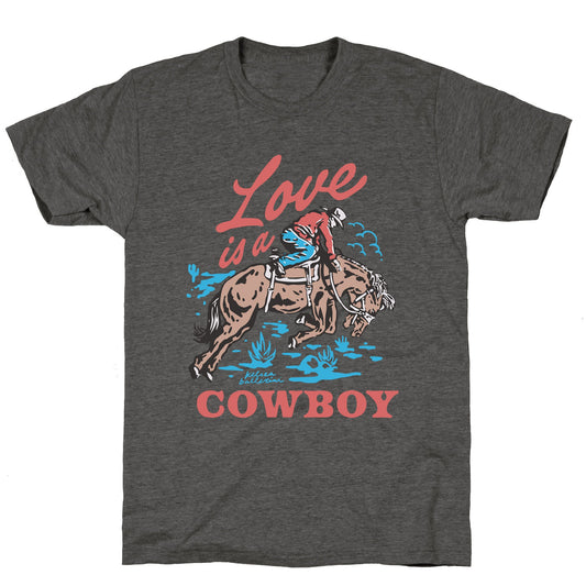 Kelsea Ballerini Love Is A Cowboy Unisex Triblend Tee