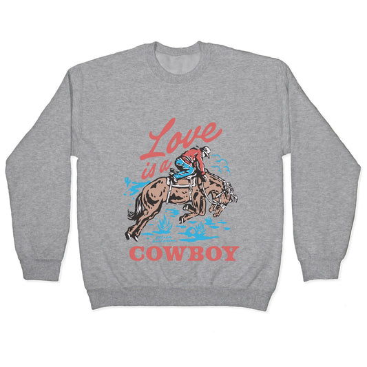 Kelsea Ballerini Love Is A Cowboy Crewneck Sweatshirt