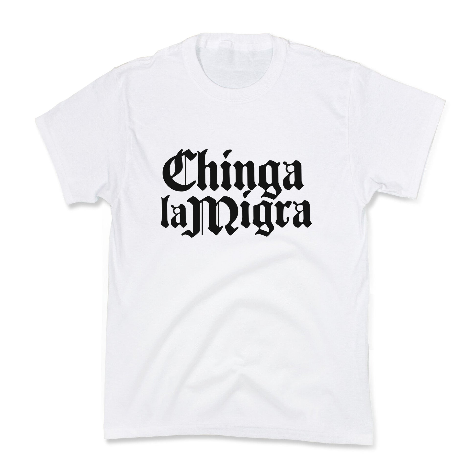 Chinga La Migra Fuck ICE Kids Tee