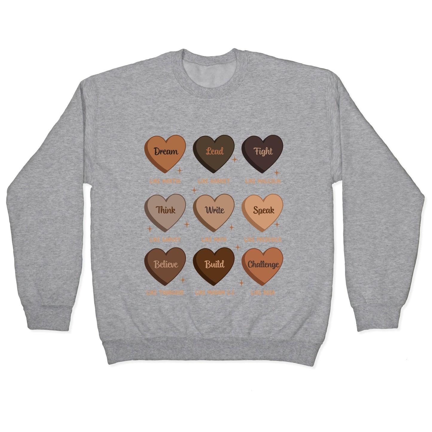 Celebrating Black History Leaders Crewneck Sweatshirt