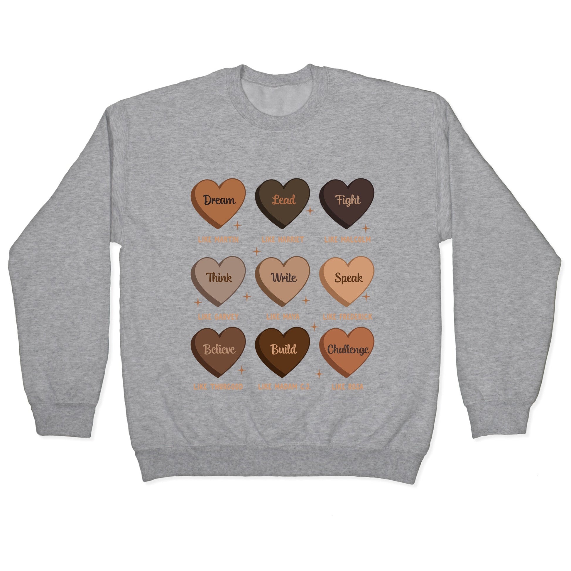Celebrating Black History Leaders Crewneck Sweatshirt