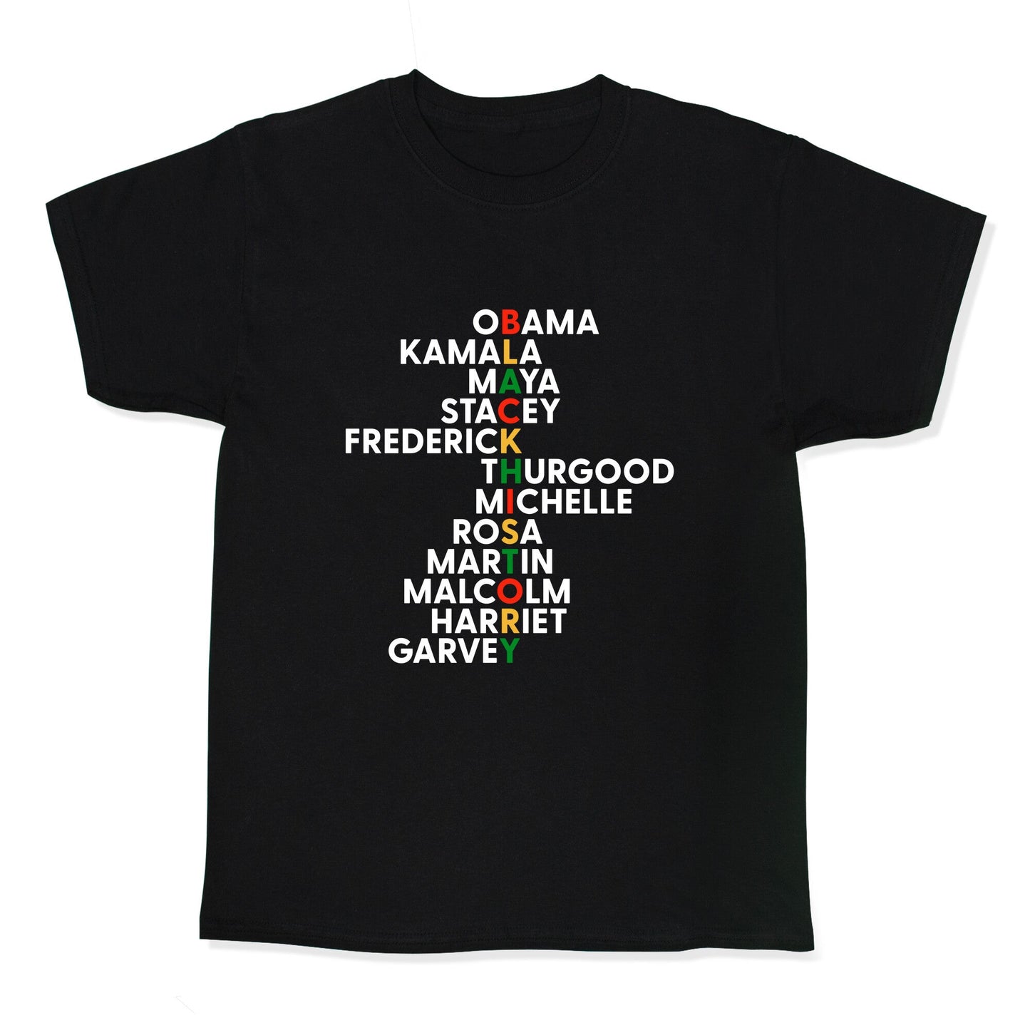 Black History Month Leaders Kids Tee