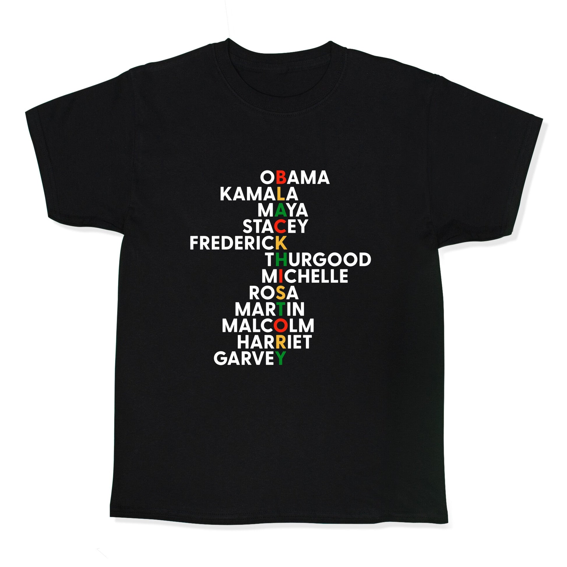 Black History Month Leaders Kids Tee