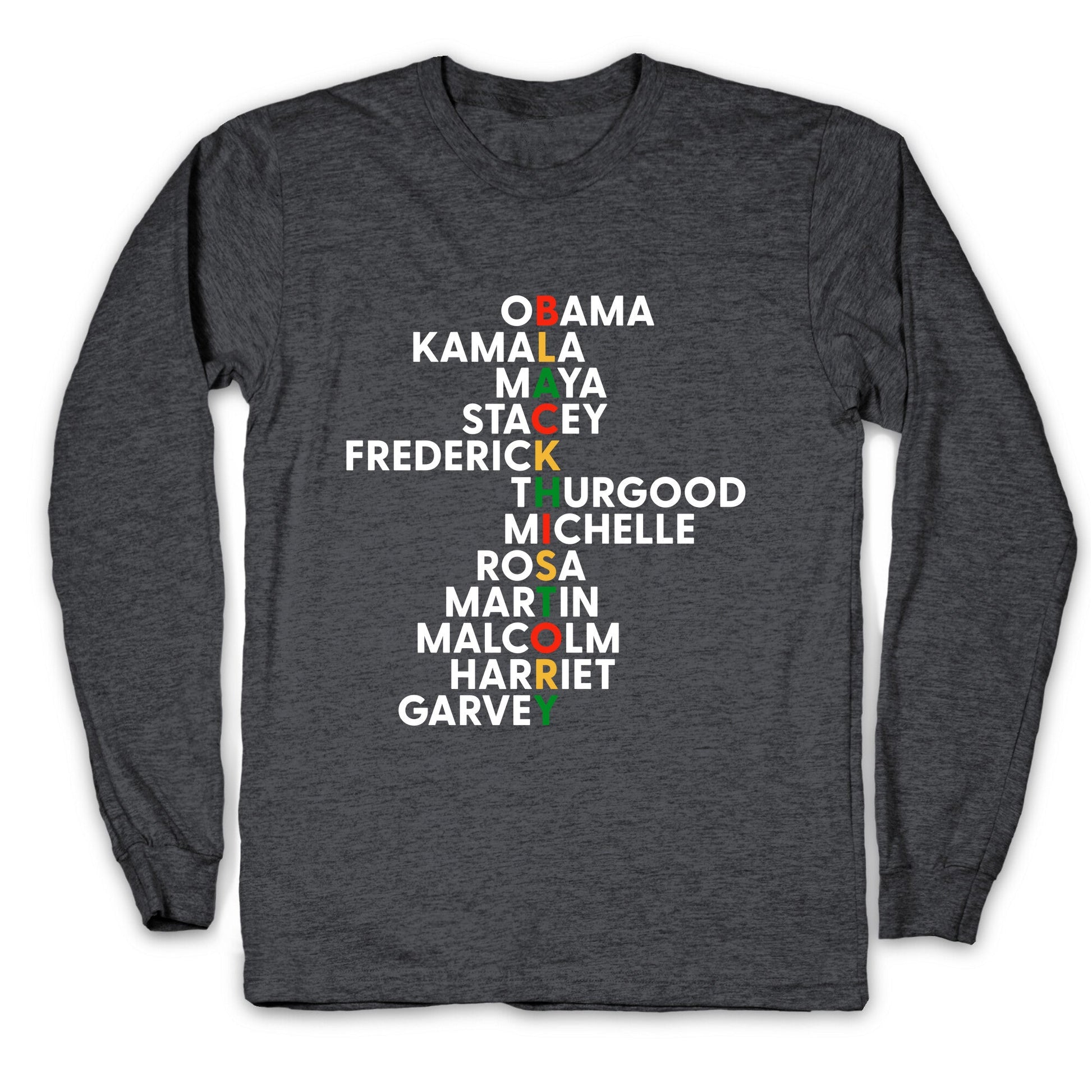 Black History Month Leaders Longsleeve Tee