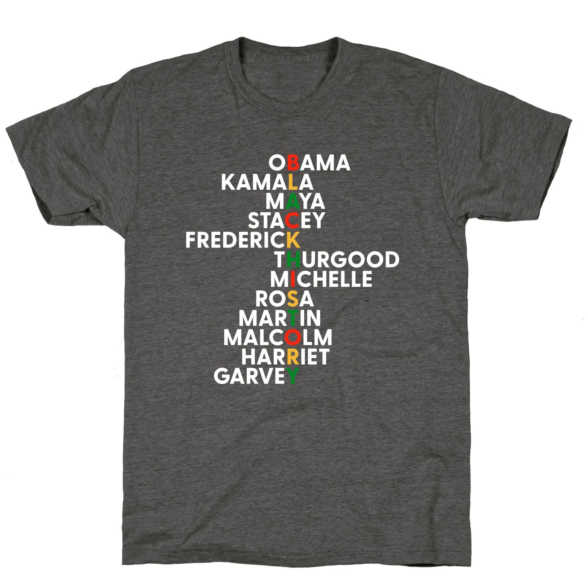 Black History Month Leaders Unisex Triblend Tee