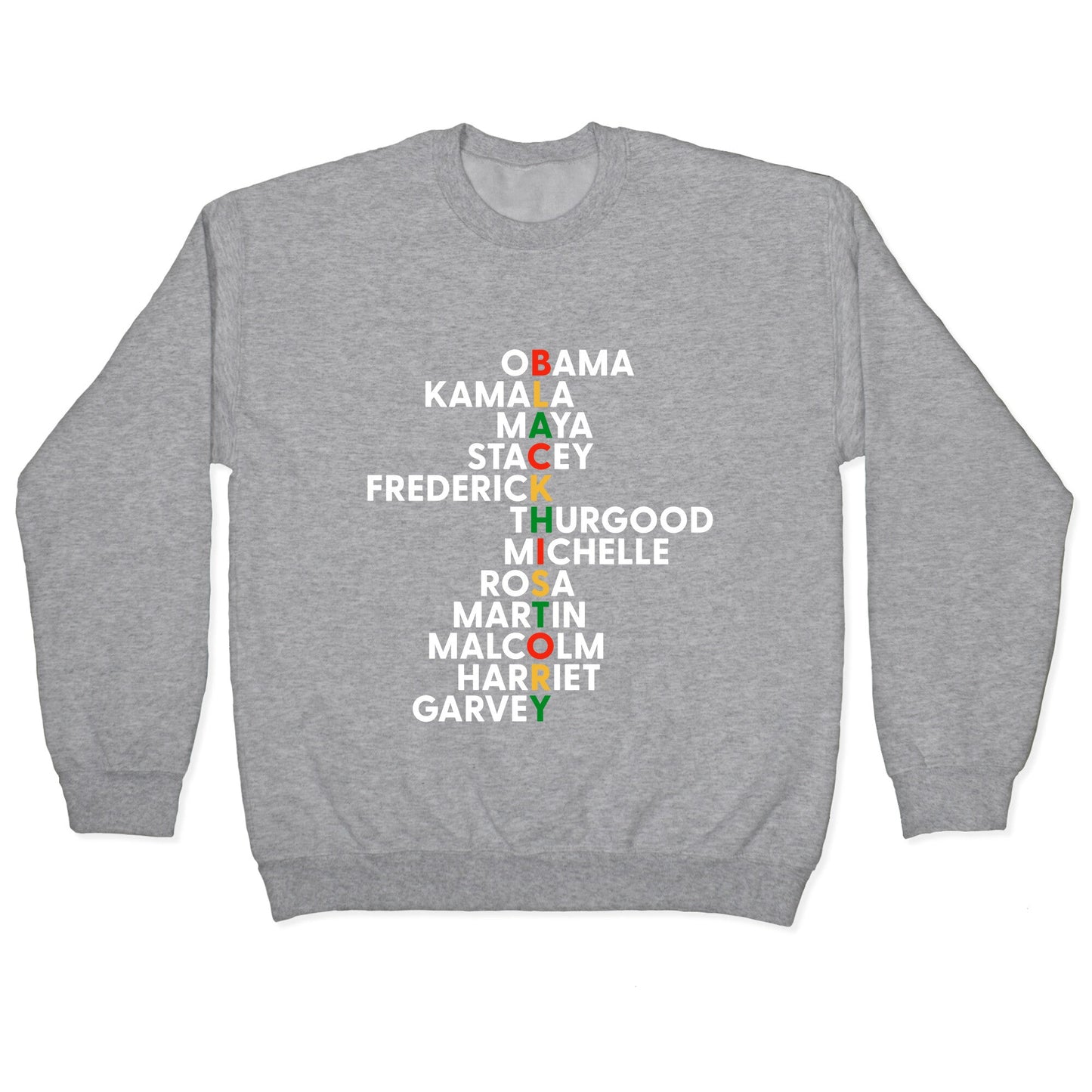 Black History Month Leaders Crewneck Sweatshirt