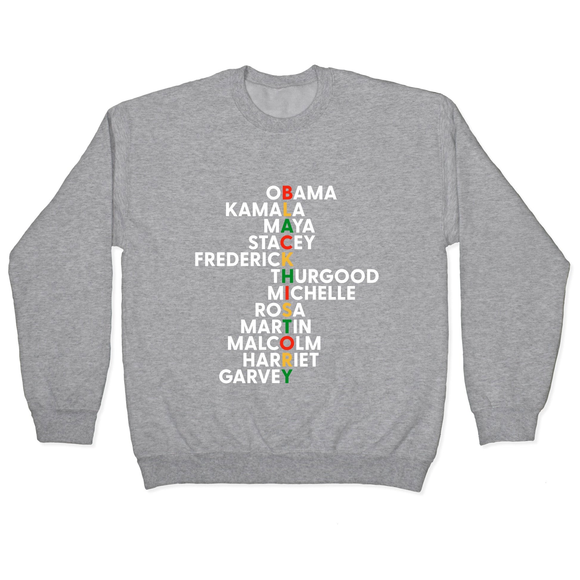 Black History Month Leaders Crewneck Sweatshirt