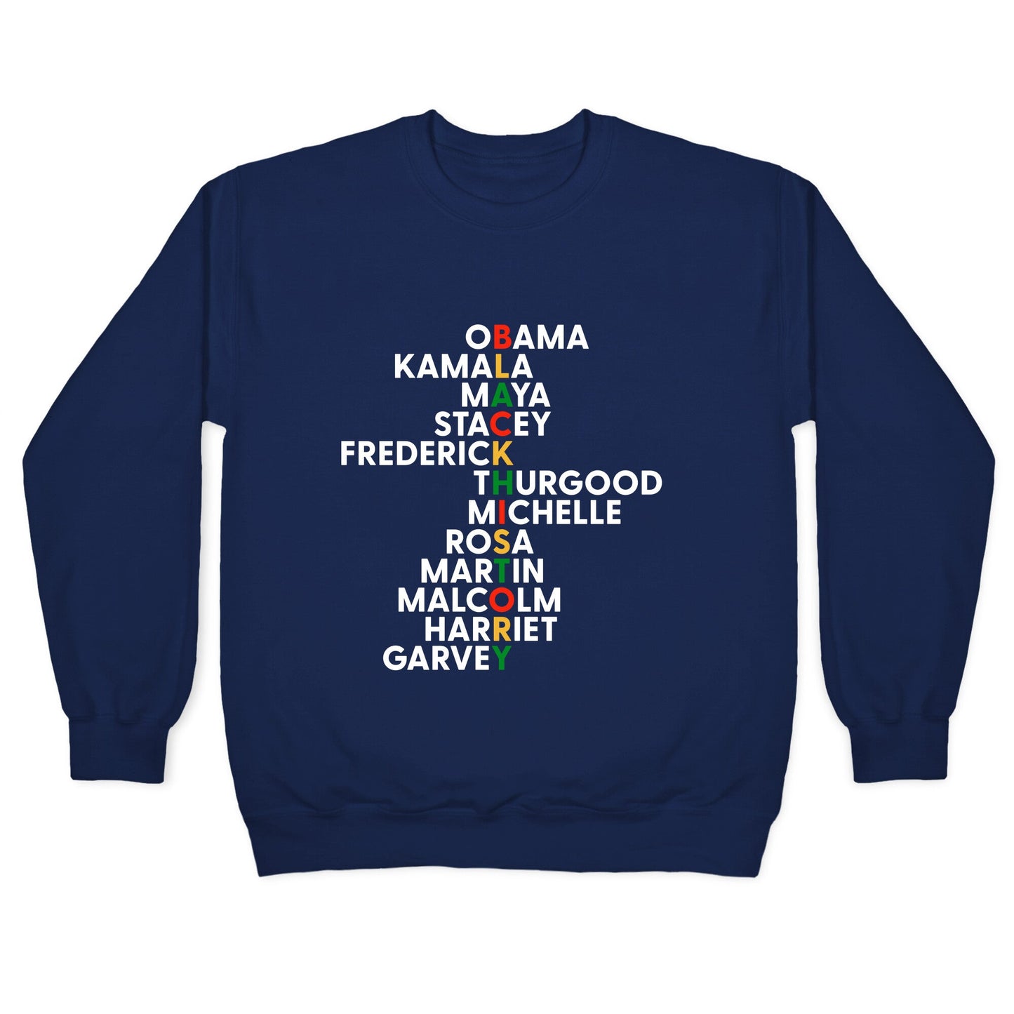 Black History Month Leaders Crewneck Sweatshirt