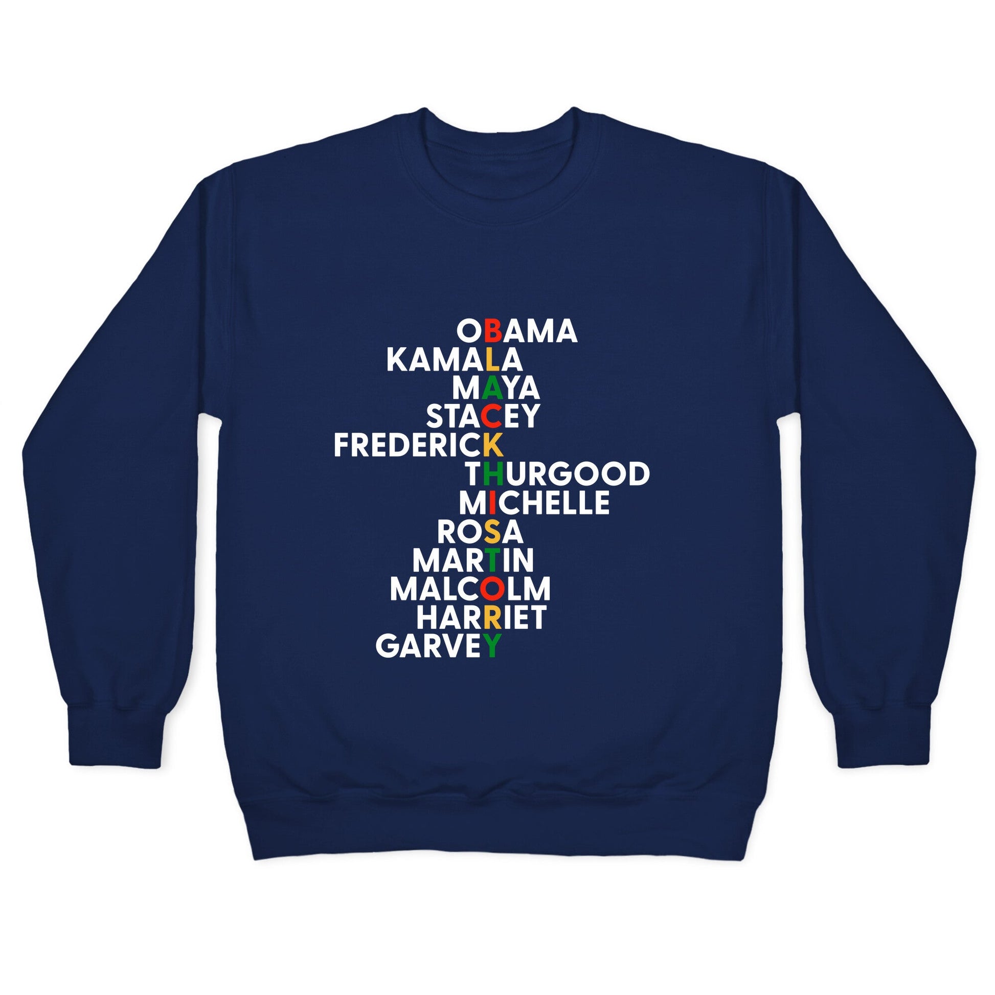 Black History Month Leaders Crewneck Sweatshirt