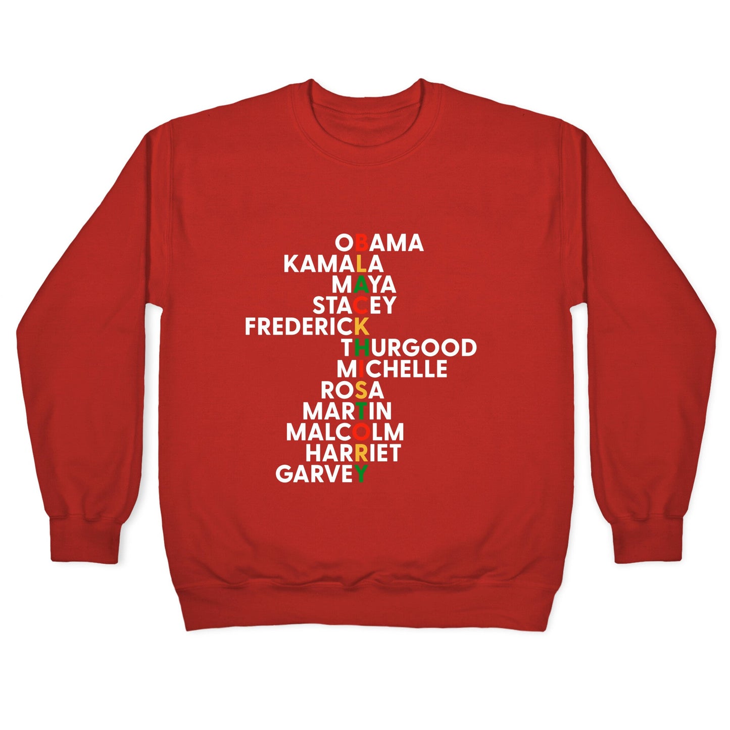 Black History Month Leaders Crewneck Sweatshirt