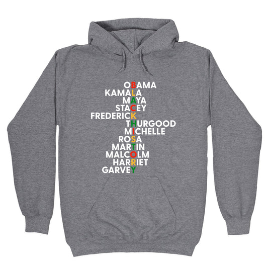 Black History Month Leaders Hoodie