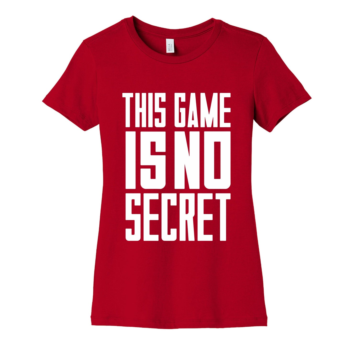 This Game Is No Secret Womens Cotton Tee