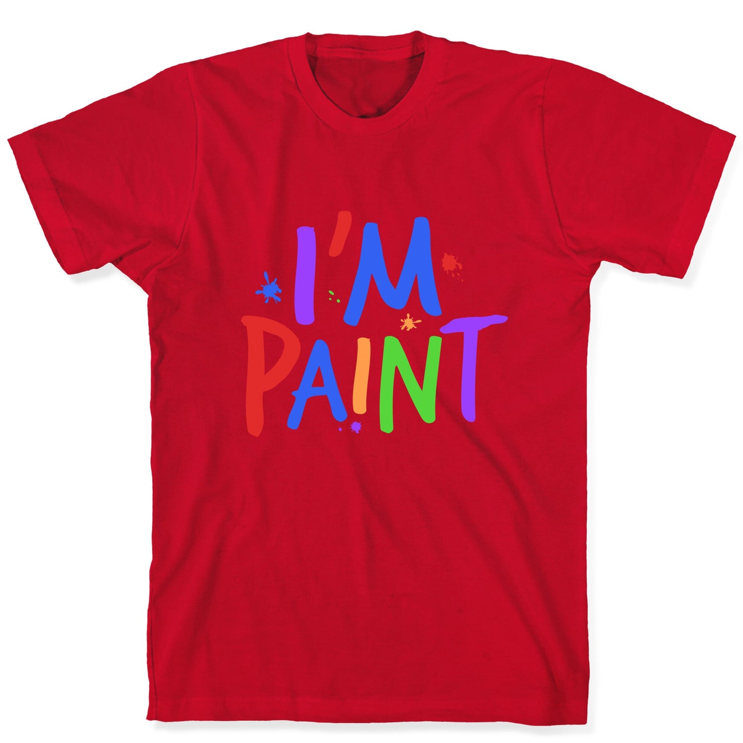I Love To Finger Paint Couples 2 T-Shirt