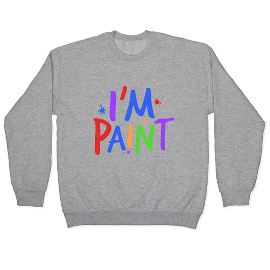 I Love To Finger Paint Couples 2 Crewneck Sweatshirt