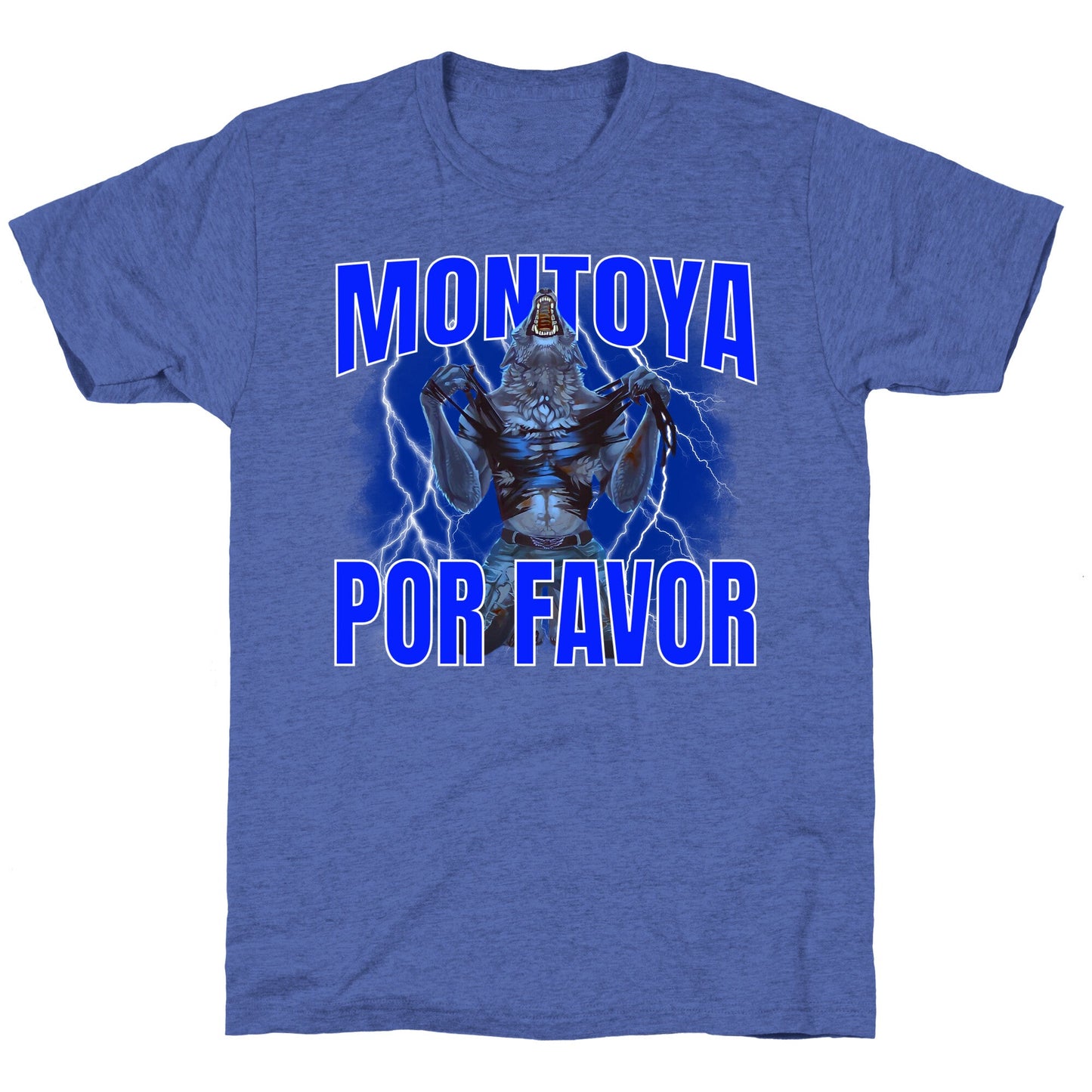 Montoya Por Favor Wolf Meme Unisex Triblend Tee