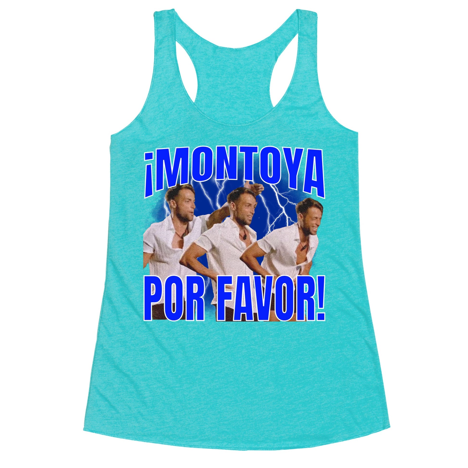 Montoya Por Favor Vintage Racerback Tank