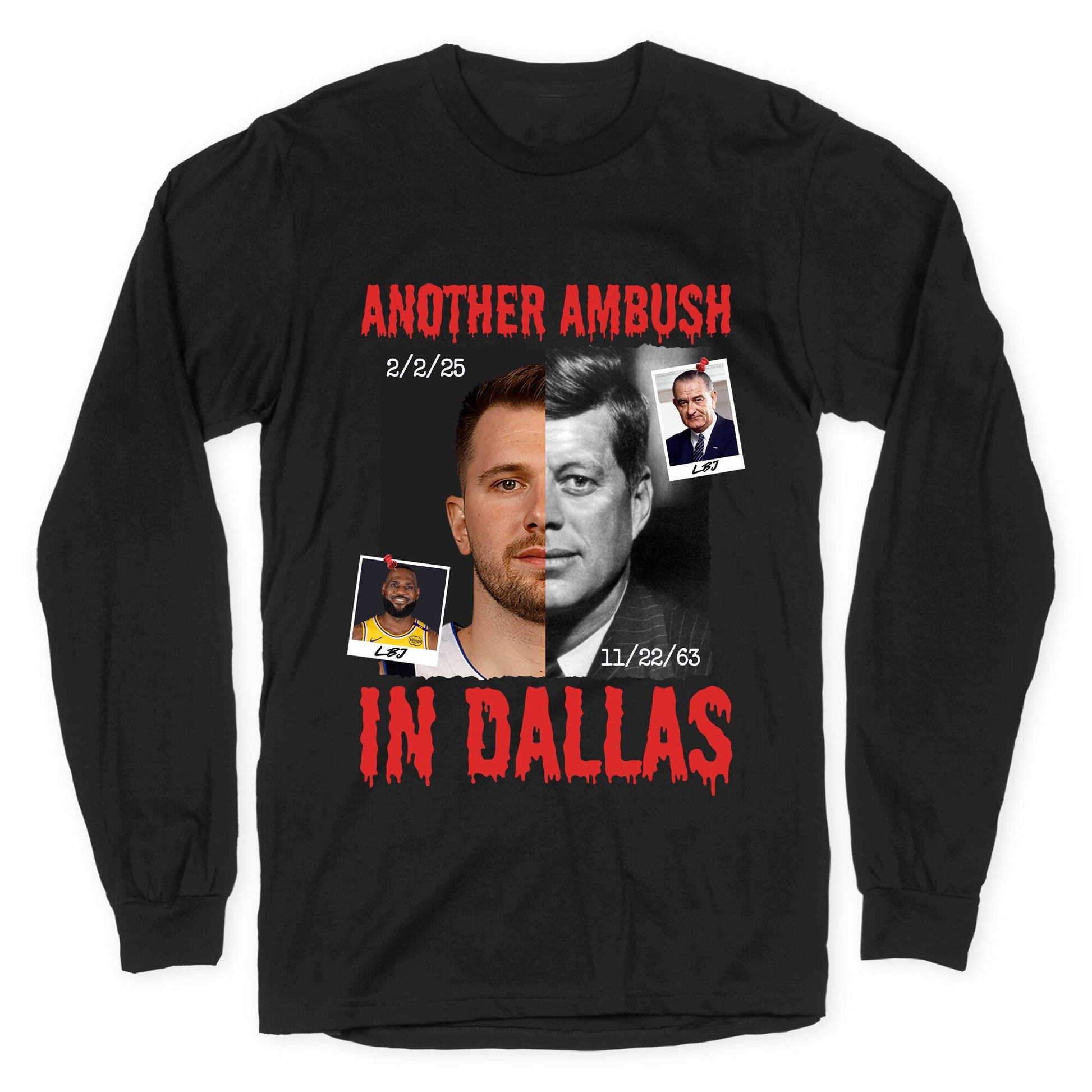 Another Ambush in Dallas Luka Lakers Longsleeve Tee