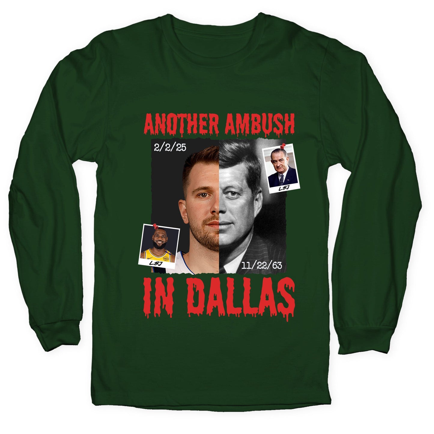 Another Ambush in Dallas Luka Lakers Longsleeve Tee