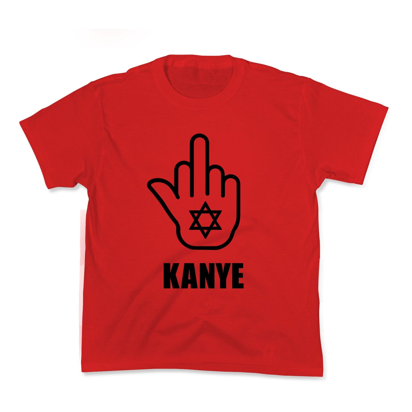 Middle Finger F Kanye Kids Tee
