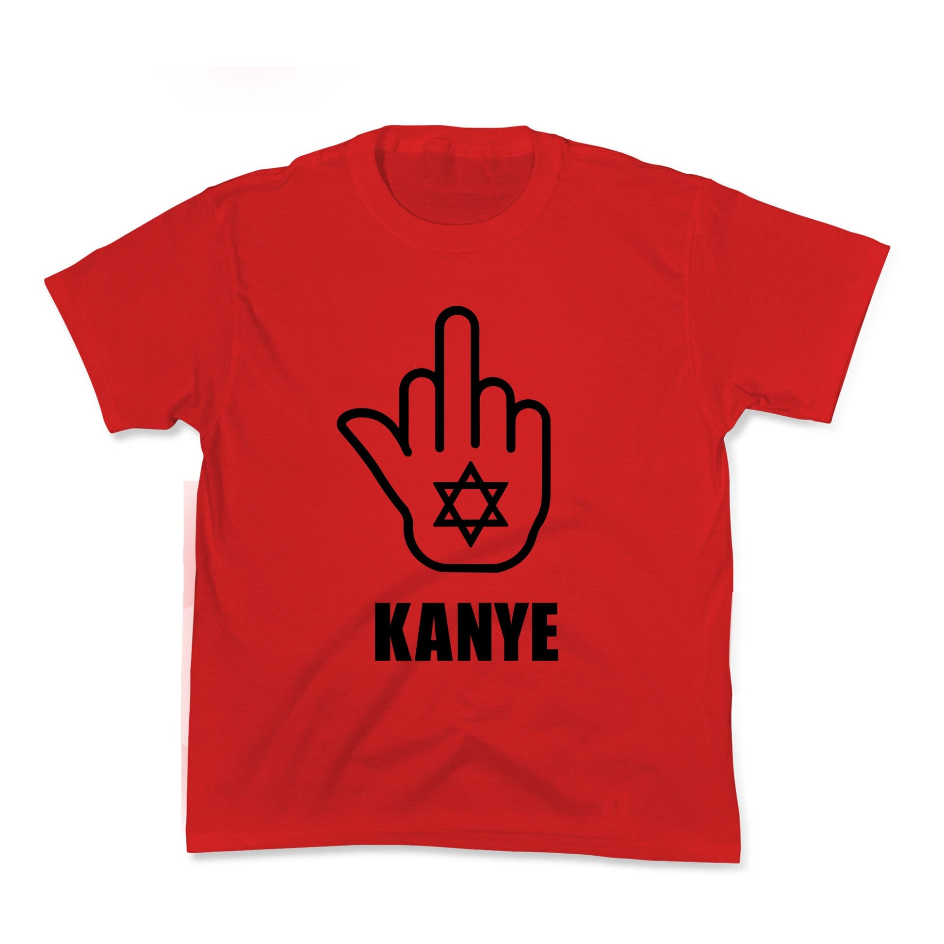Middle Finger F Kanye Kids Tee