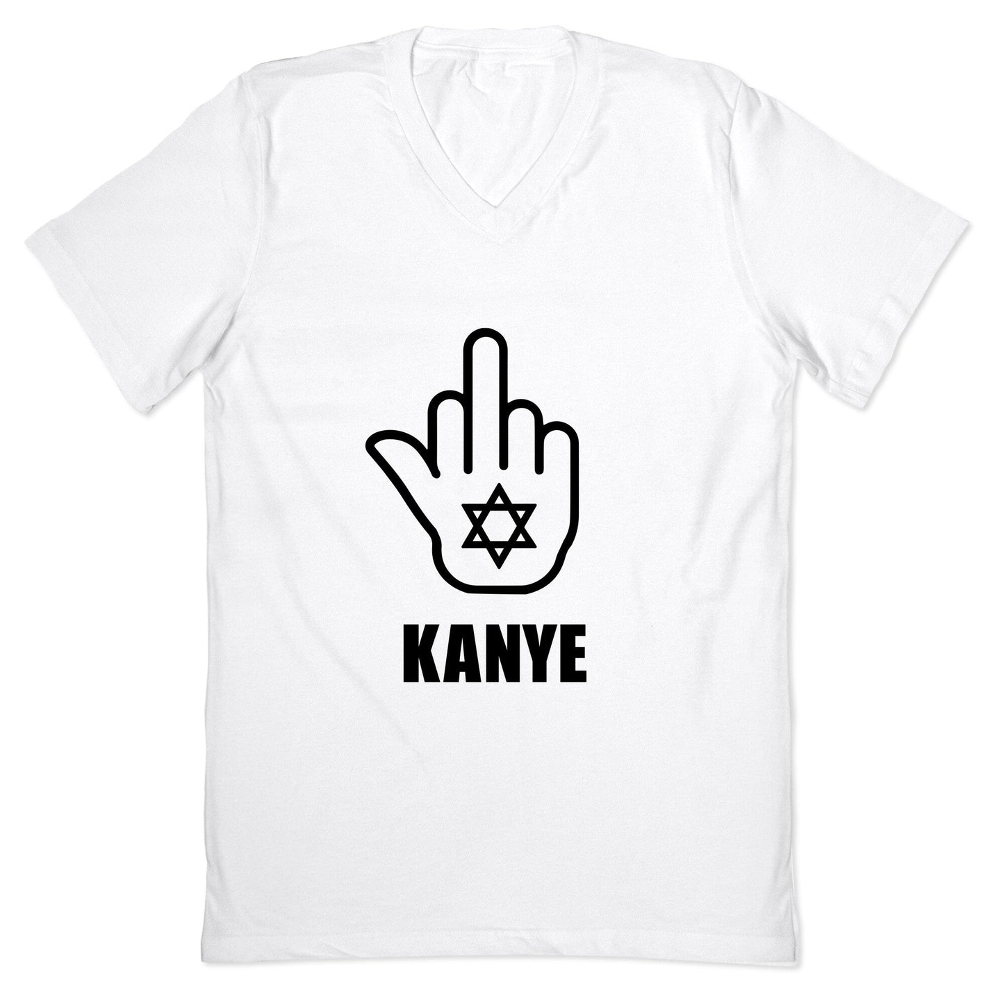 Middle Finger F Kanye V-Neck