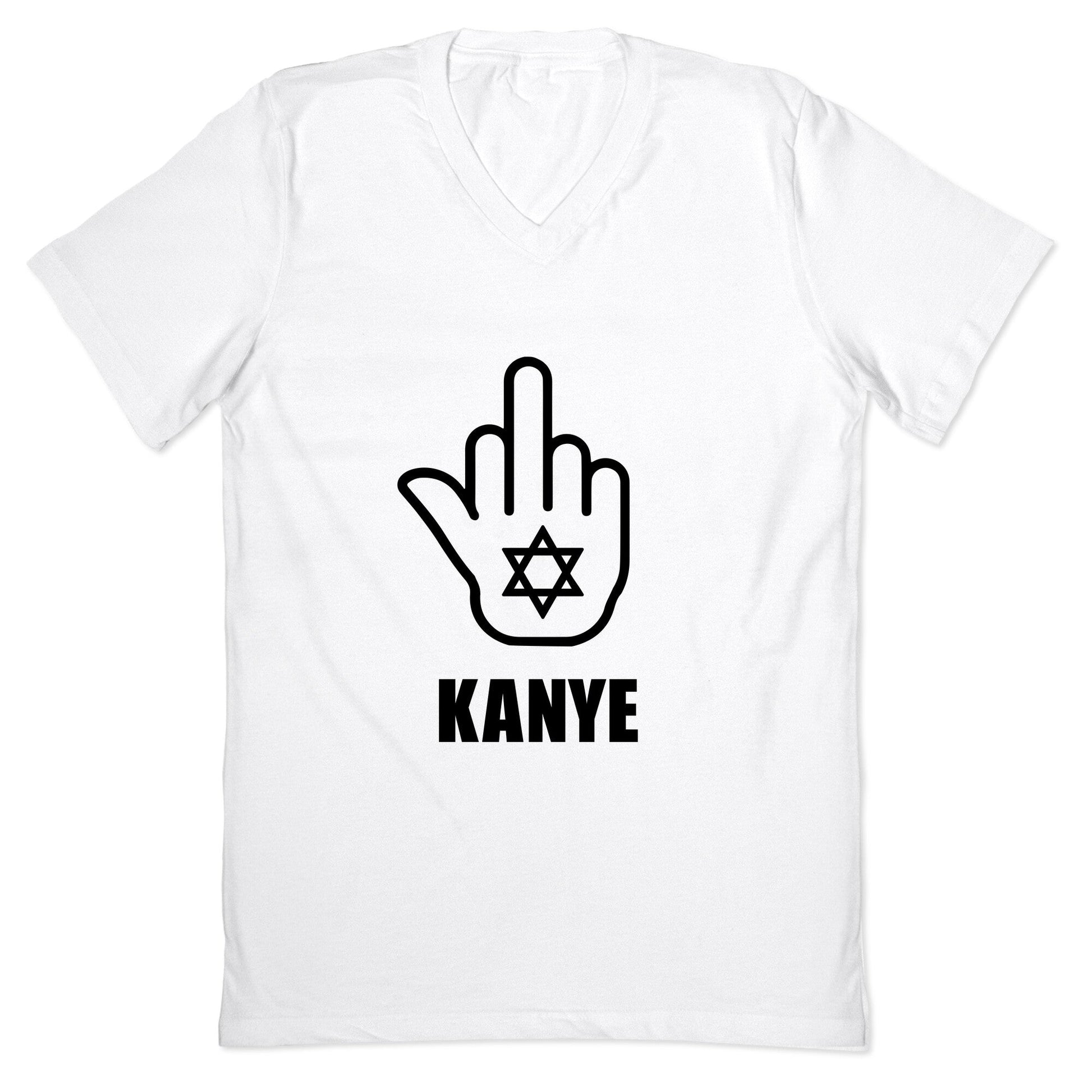 Middle Finger F Kanye V-Neck