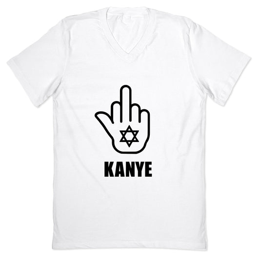 Middle Finger F Kanye V-Neck