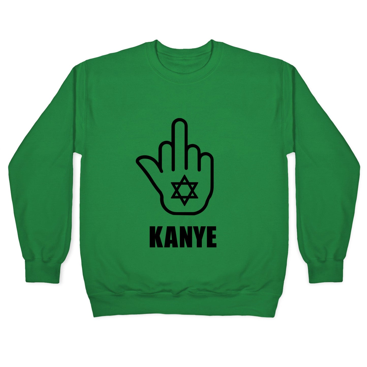 Middle Finger F Kanye Crewneck Sweatshirt