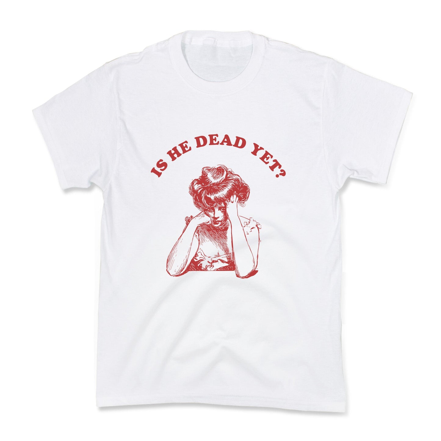 Is He Dead Yet Kids Tee