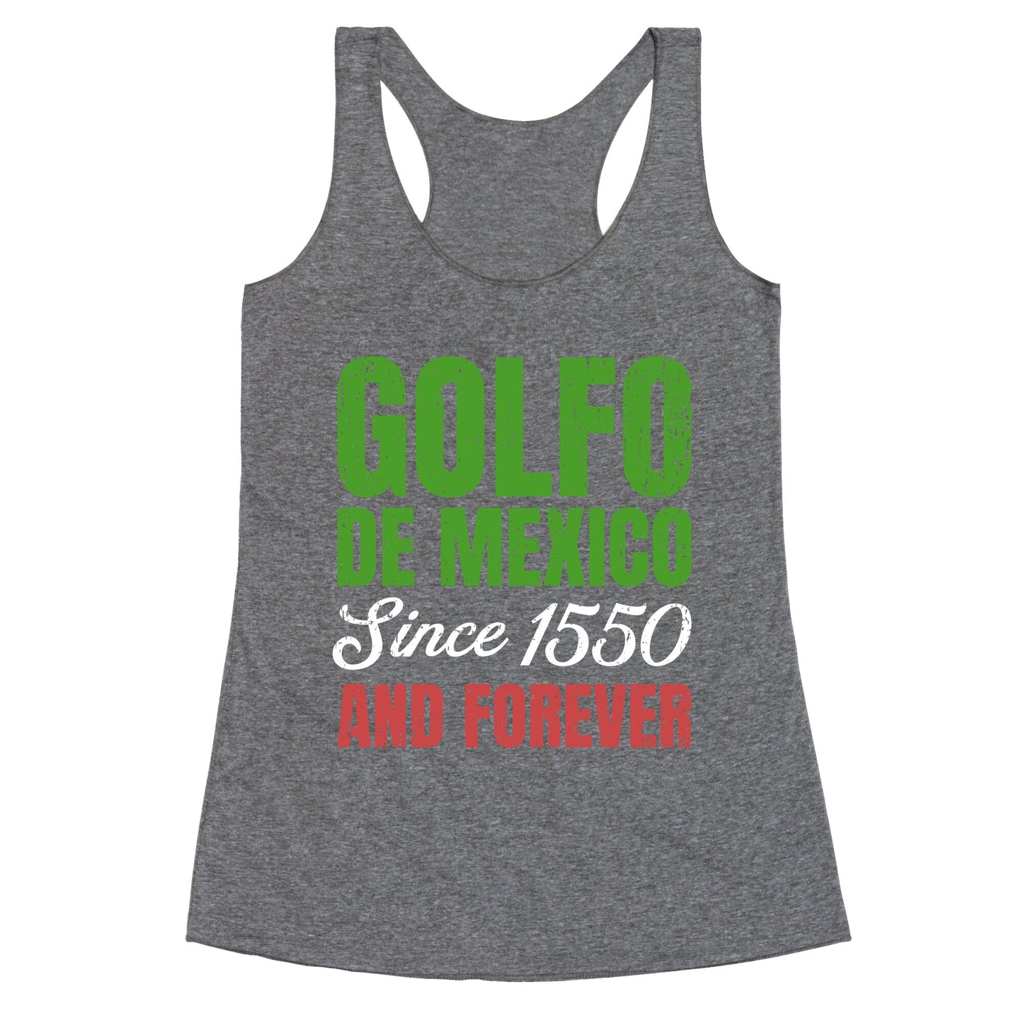 Golfo De Mexico Racerback Tank