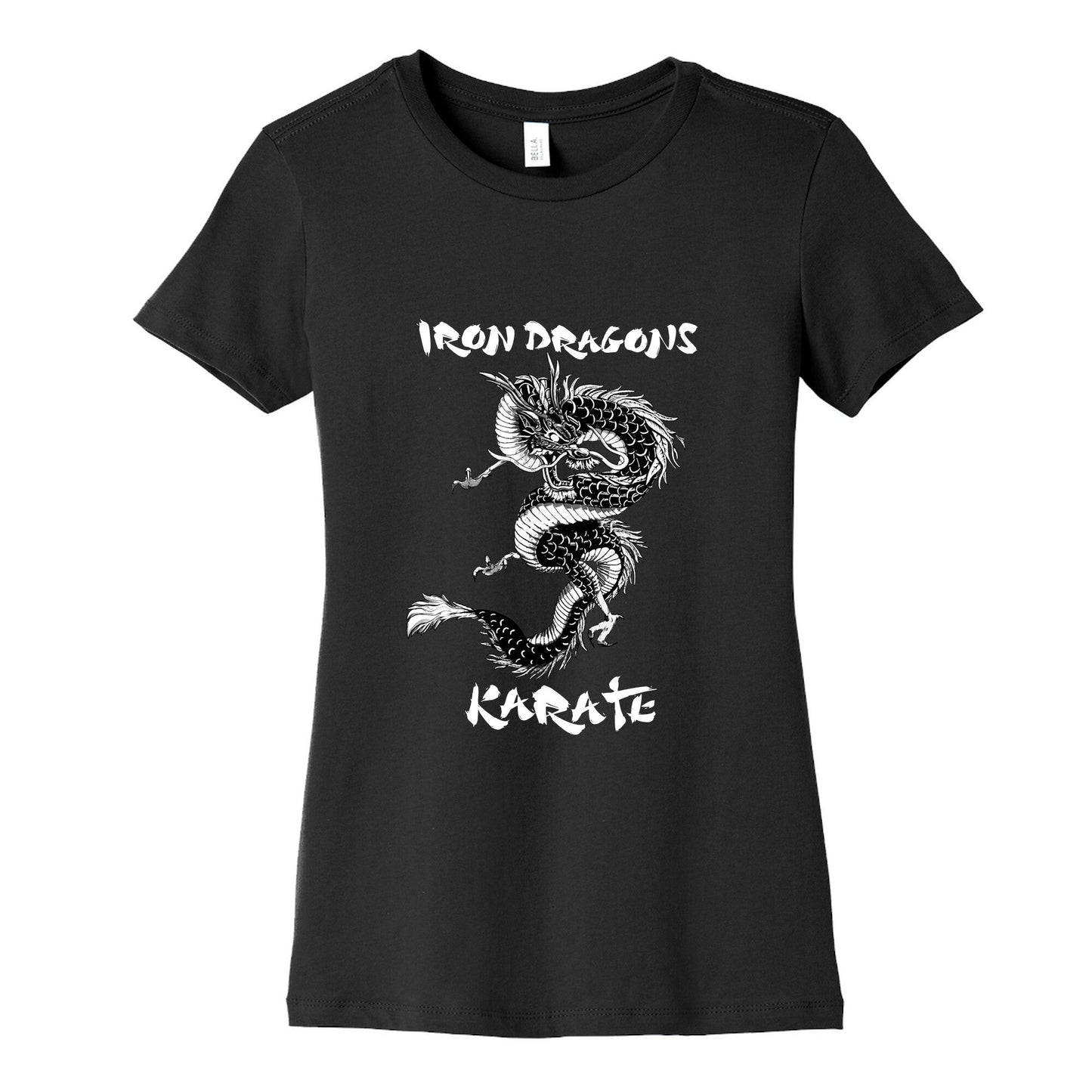 Iron Dragons Karate Womens Cotton Tee