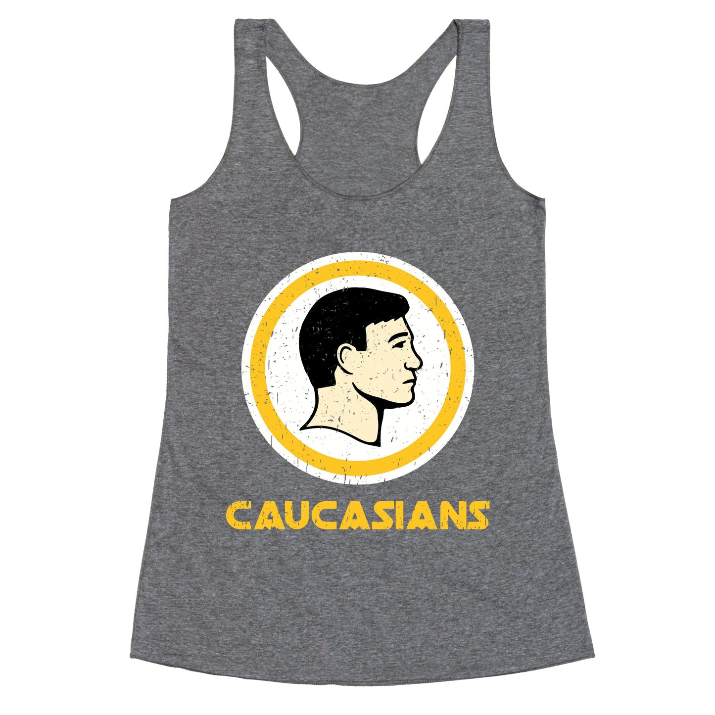 Caucasians Racerback Tank