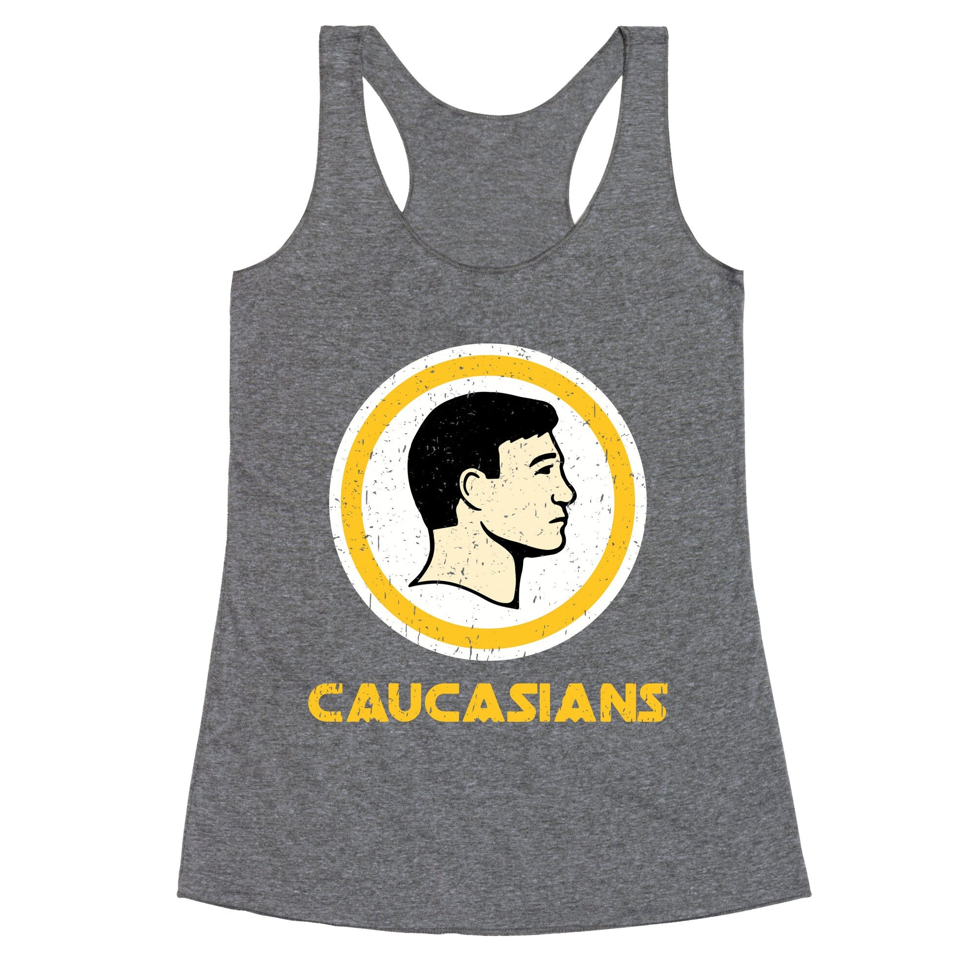Caucasians Racerback Tank