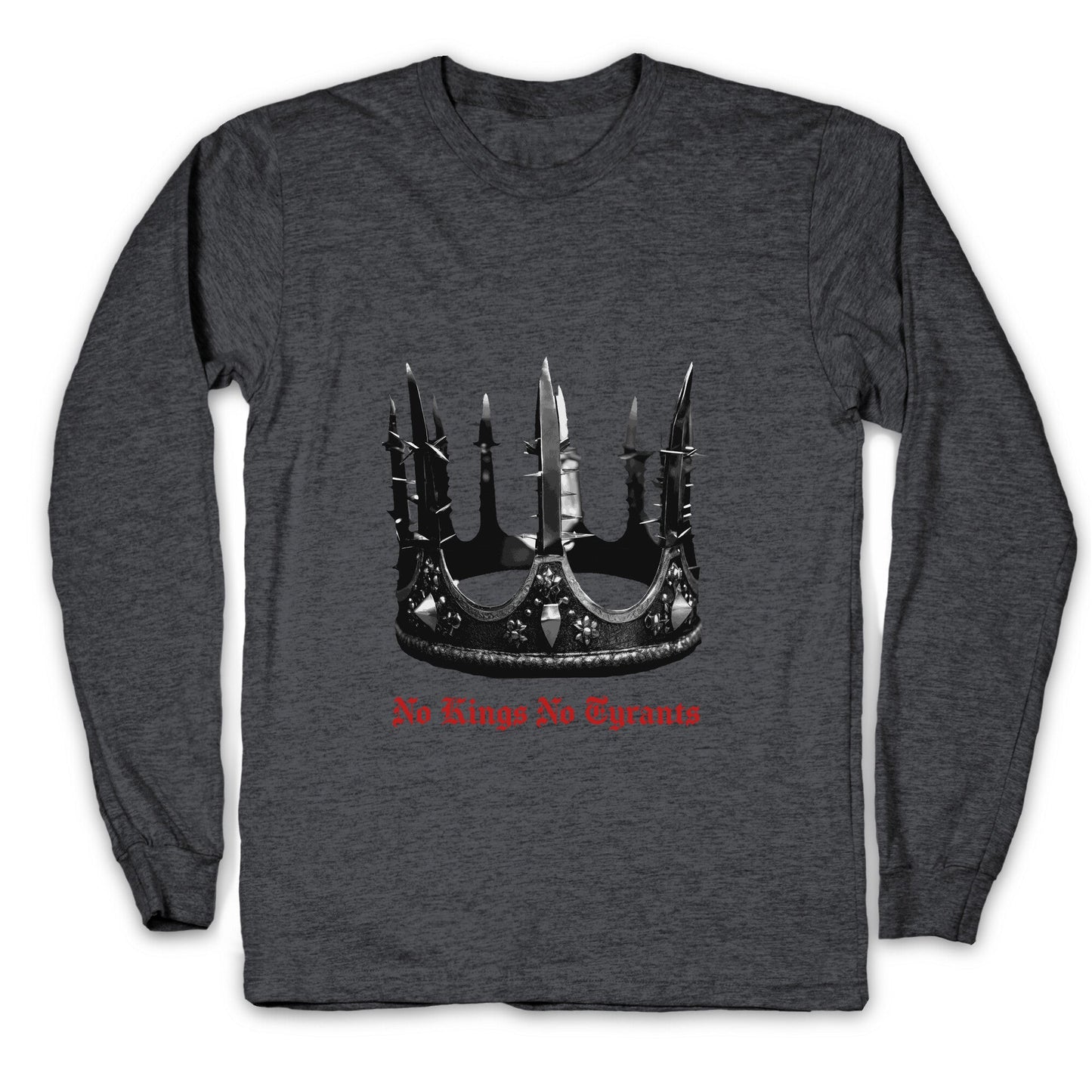 No Kings No Tyrants Crown Longsleeve Tee