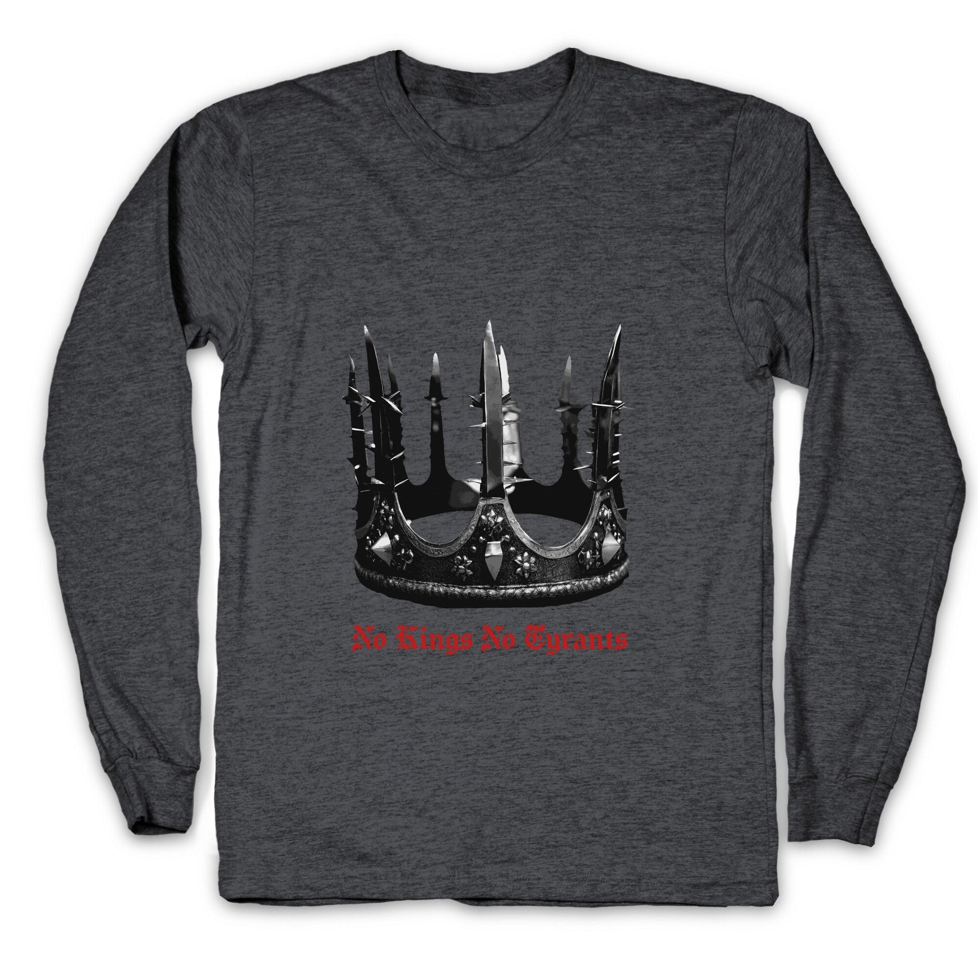 No Kings No Tyrants Crown Longsleeve Tee