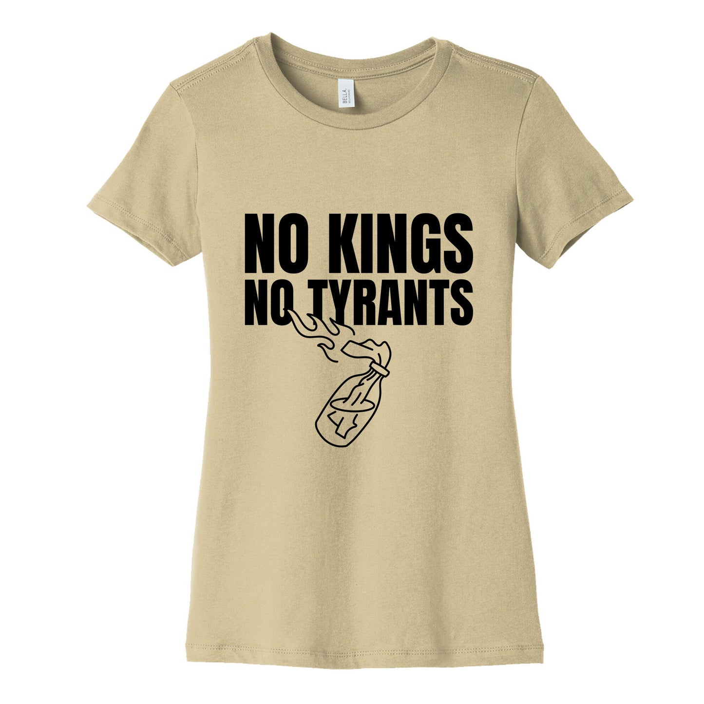 No Kings No Tyrants 2025 Womens Cotton Tee