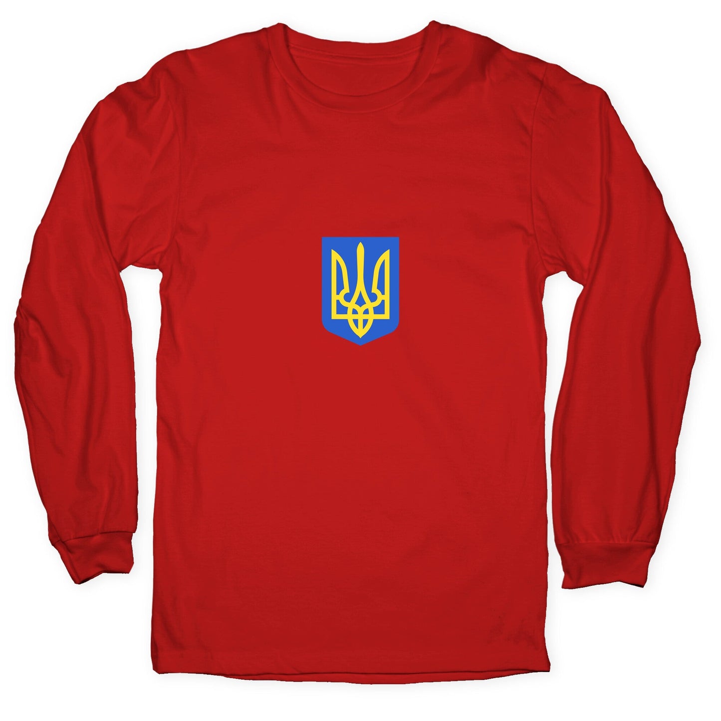 Zelensky Ukraine Trident Longsleeve Tee