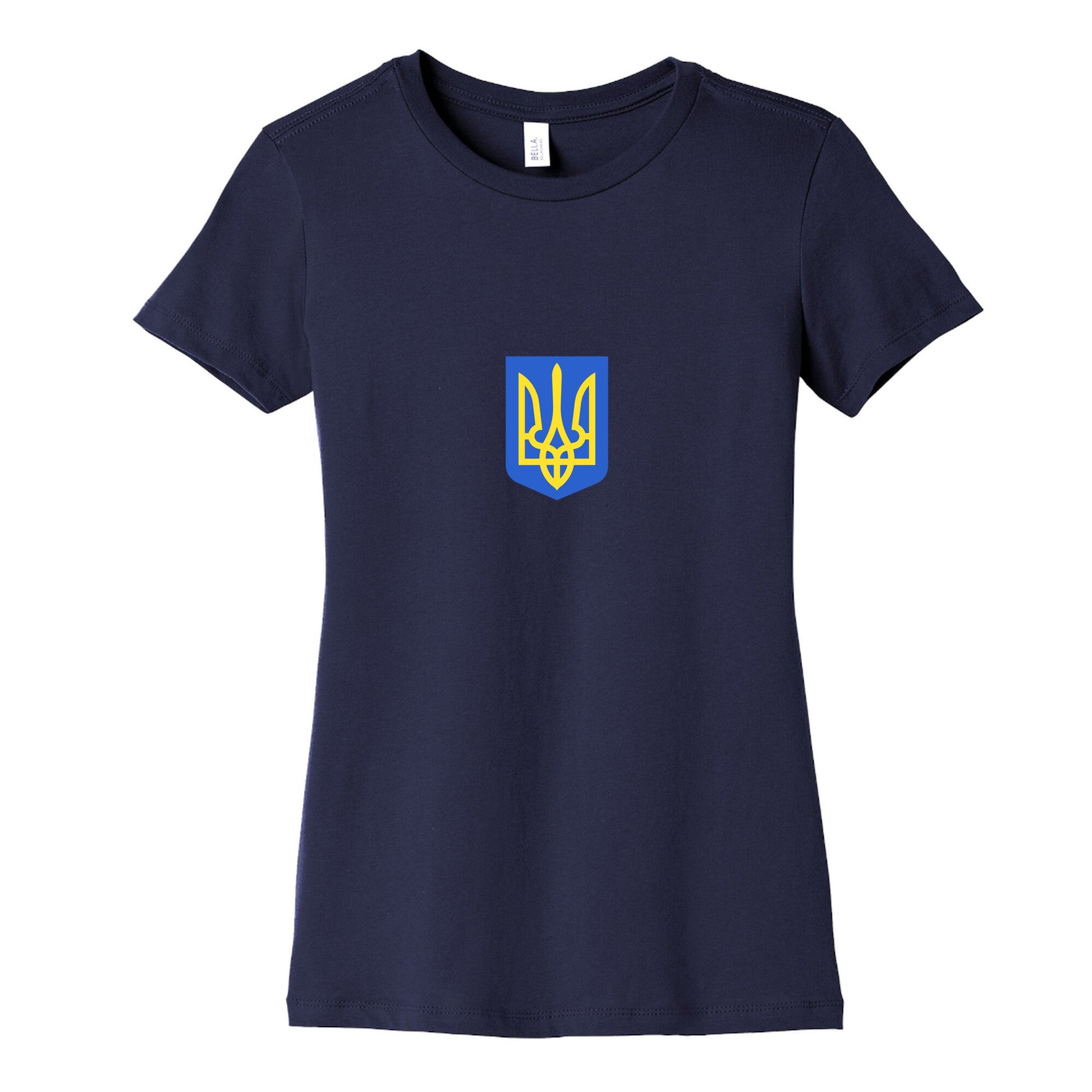 Zelensky Ukraine Trident Womens Cotton Tee