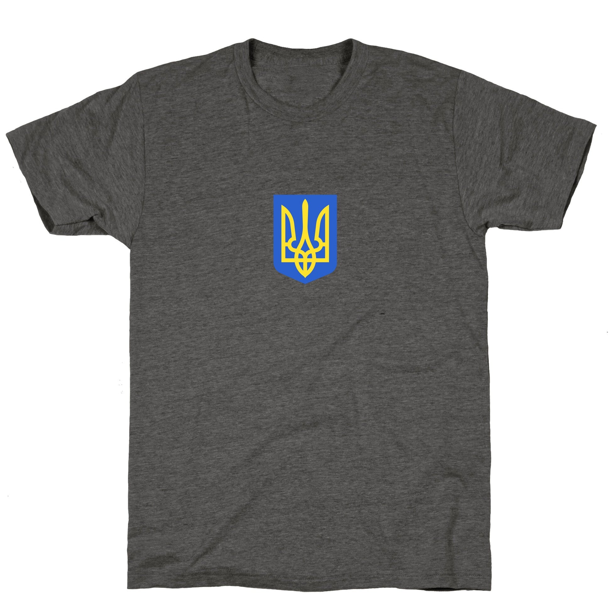 Zelensky Ukraine Trident Unisex Triblend Tee