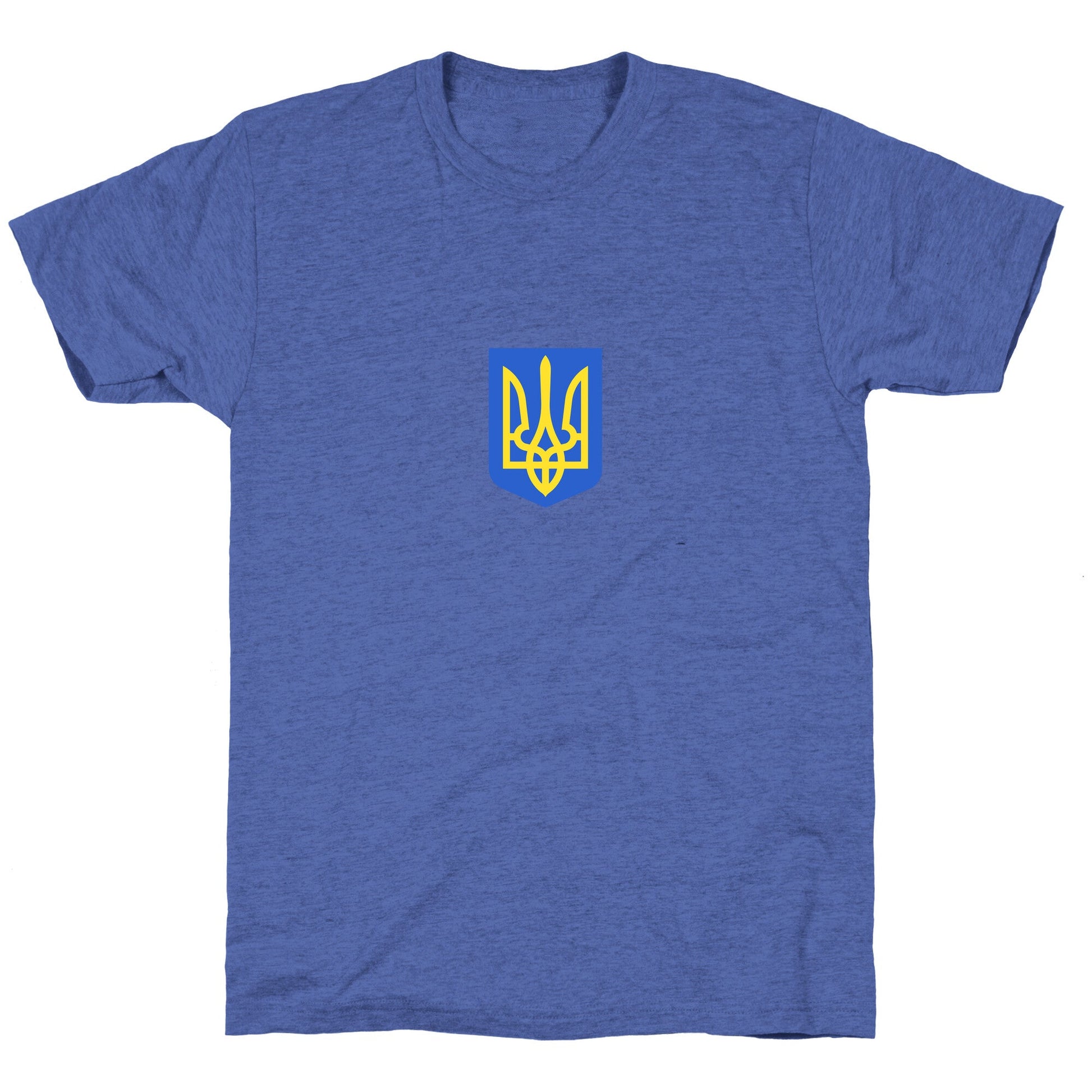Zelensky Ukraine Trident Unisex Triblend Tee