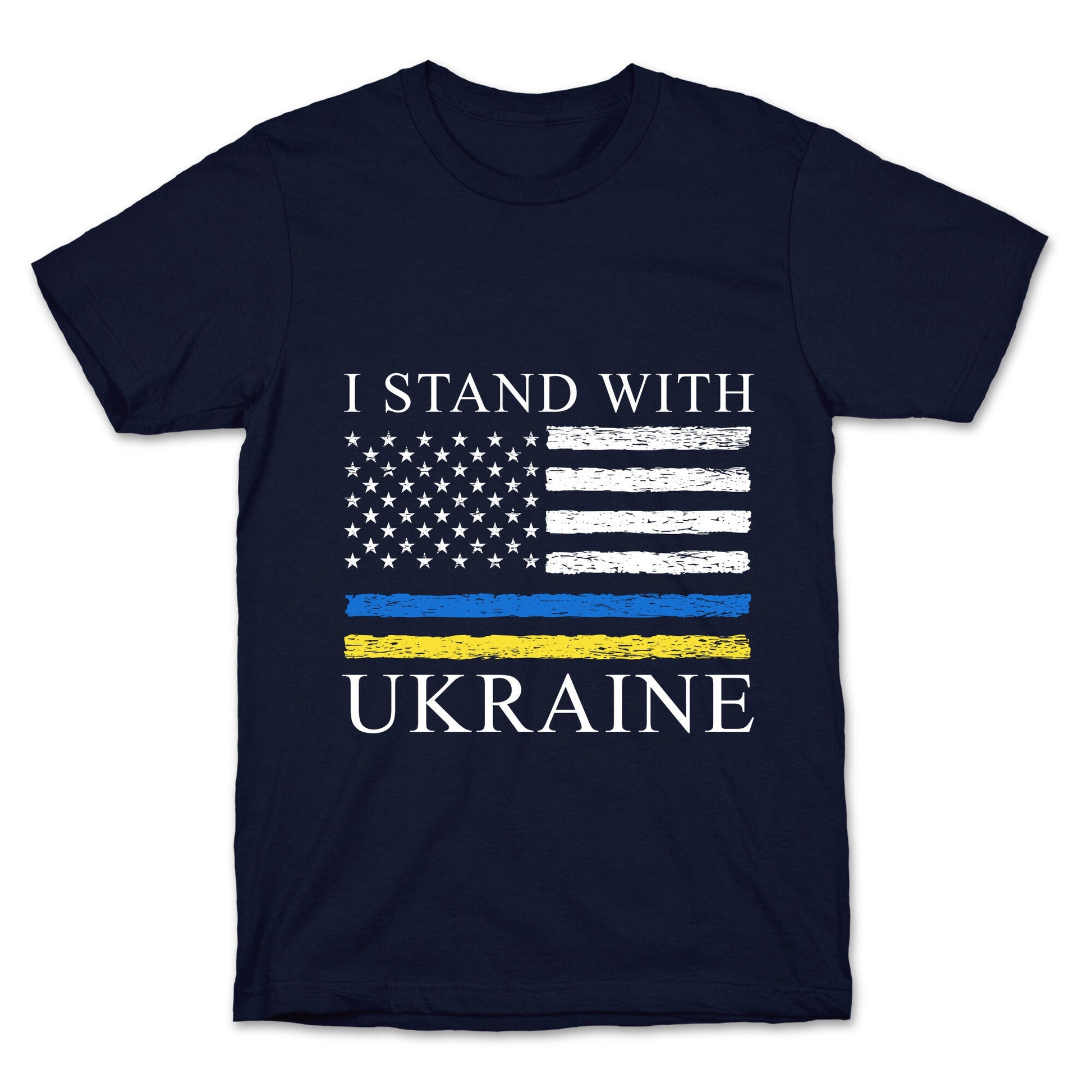 I Stand With Ukraine Flag T-Shirt