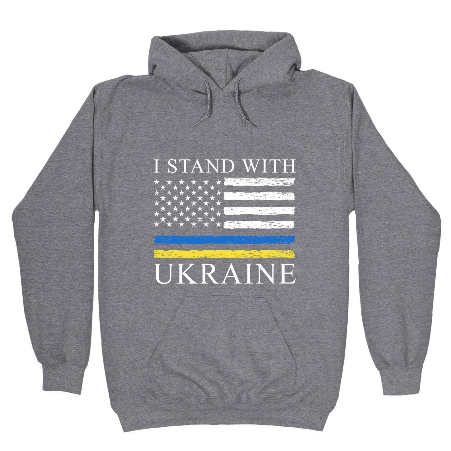 I Stand With Ukraine Flag Hoodie