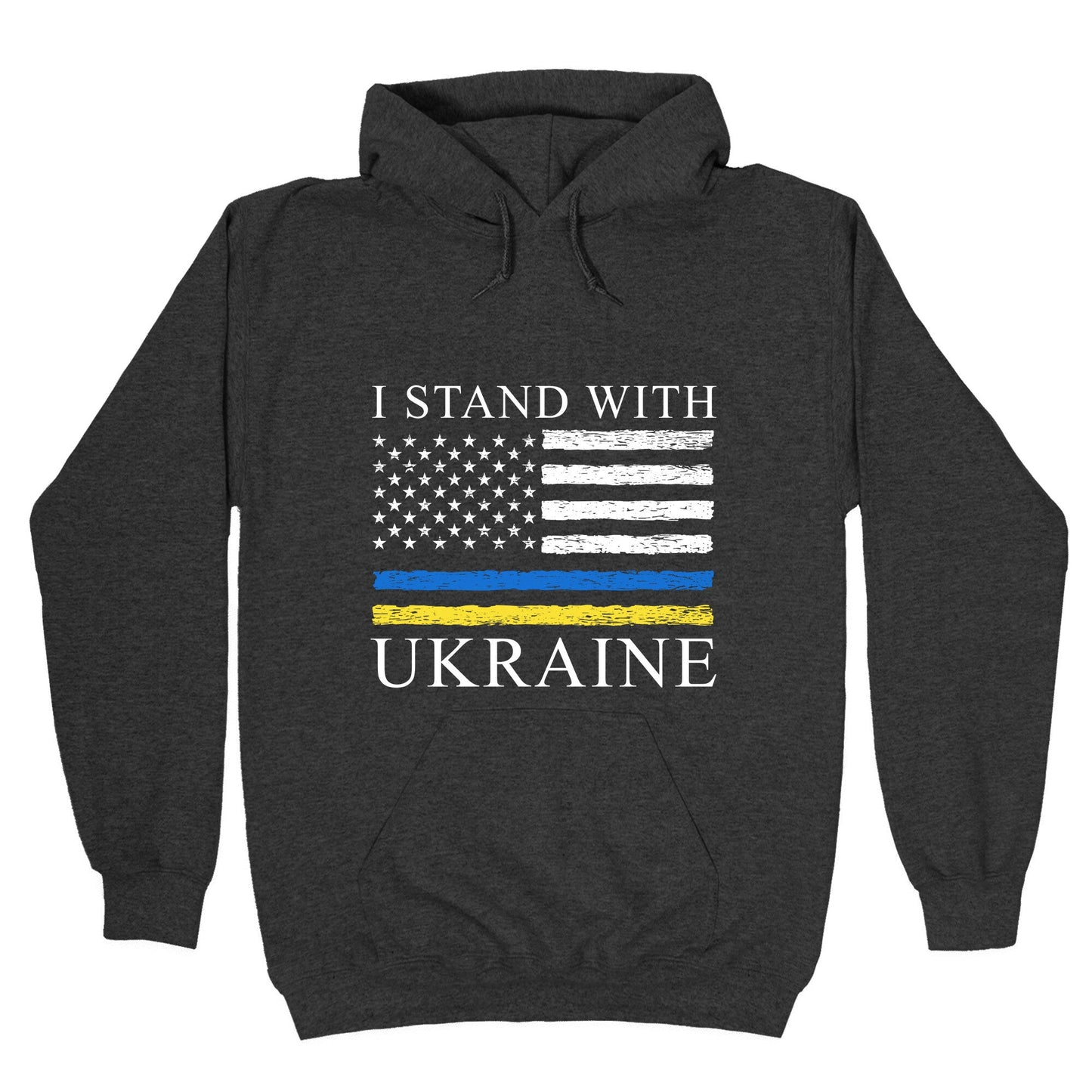 I Stand With Ukraine Flag Hoodie