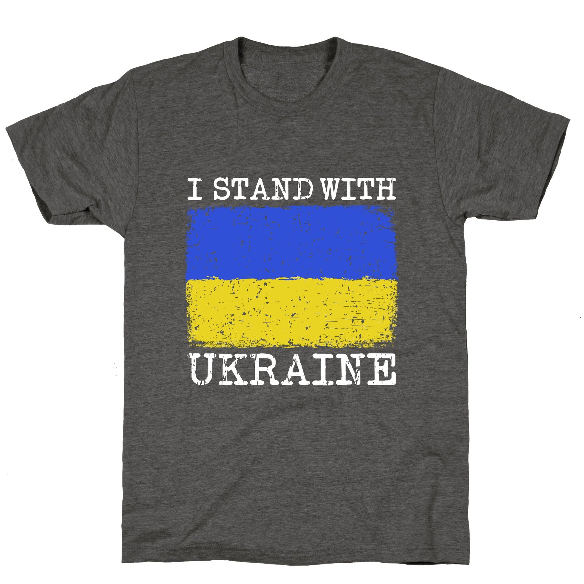 I Stand With Ukraine Unisex Triblend Tee