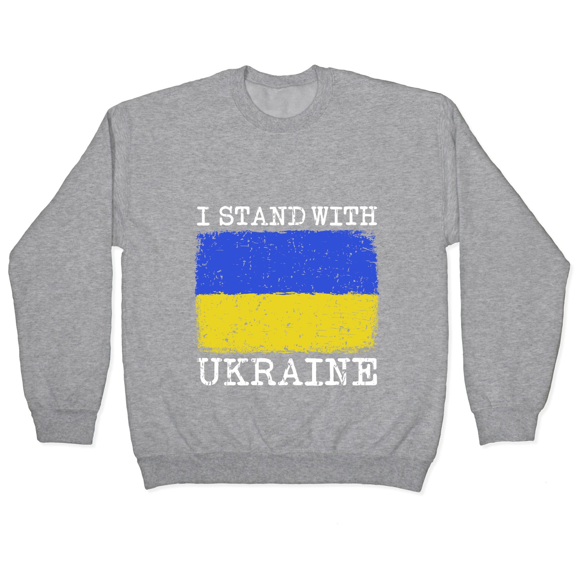 I Stand With Ukraine Crewneck Sweatshirt