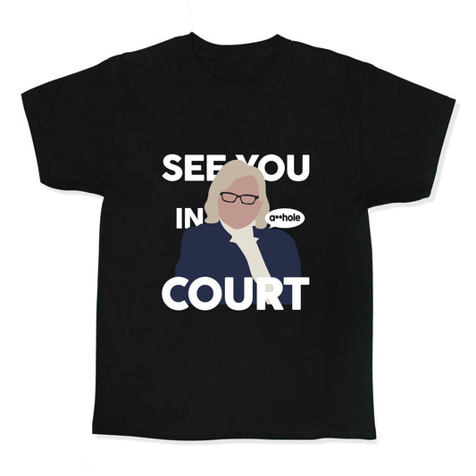 See You In Court Governor Janet Mills Kids Tee